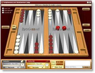 PartyGammon spelbräde