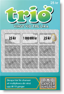 Betsson Skraplotter Trio