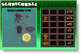 Betway Skraplotter Scratchball
