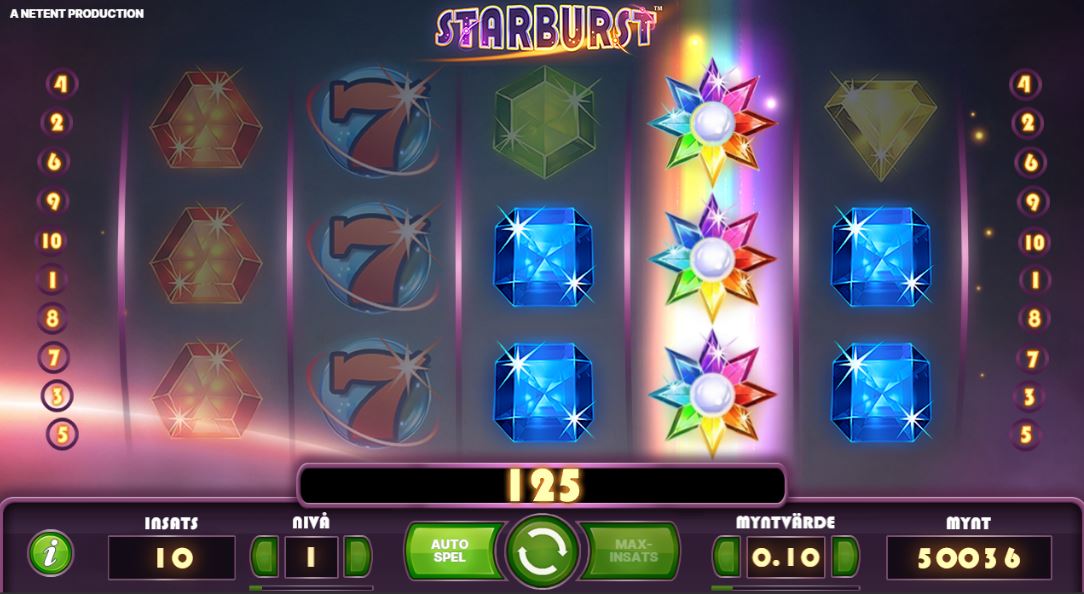 Starburst Gameplay