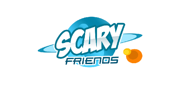 scary friends logotyp planet