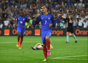 griezmann celebrating goal