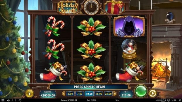 holiday spirit slot spelfunktioner