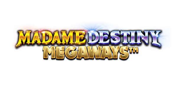 madame destiny megaways logotyp casino slot spel