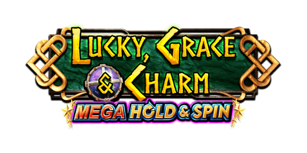 Lucky grace and charm slot logo