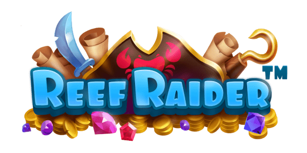 Reef raider slot logo