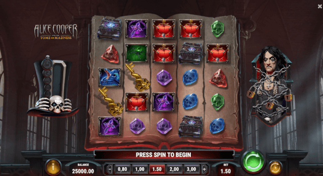 Alice Cooper Spelplan