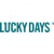 lucky days logotyp grön text
