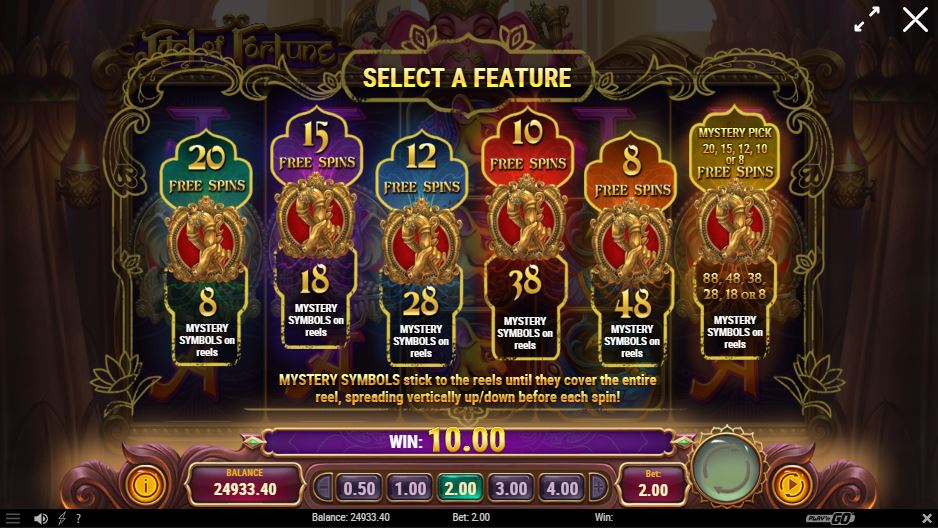 Idol of Fortune Free Spins