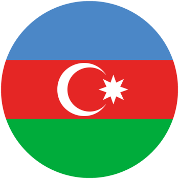 azerbajdzjan flagga