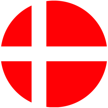 danmark flagga