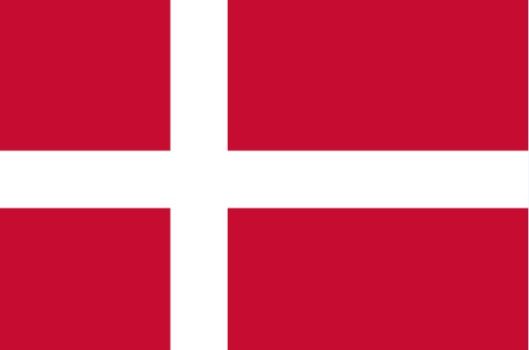 danmark flagga