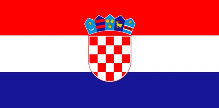 kroatien flagga
