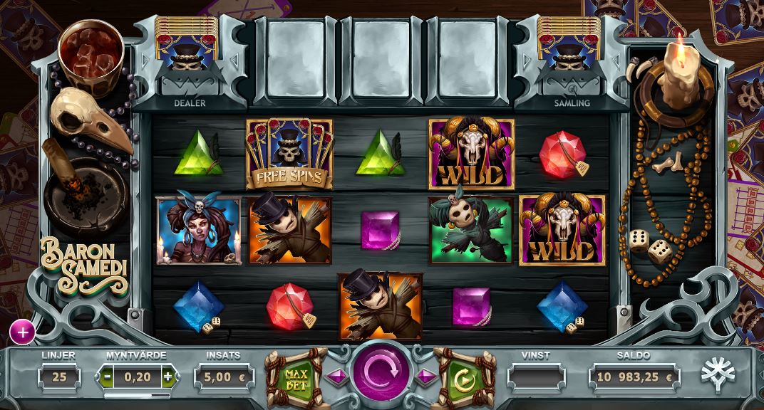 Baron Samedi slot recension