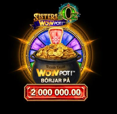 Sisters of Oz Wowpot Jackpot