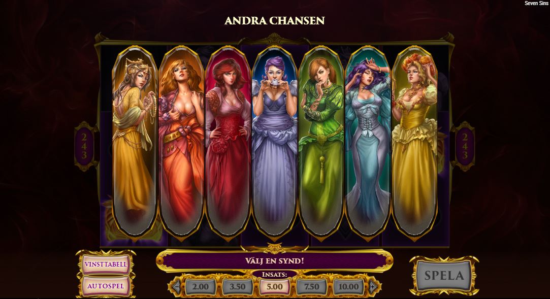 Seven Sins Recension Free Spins